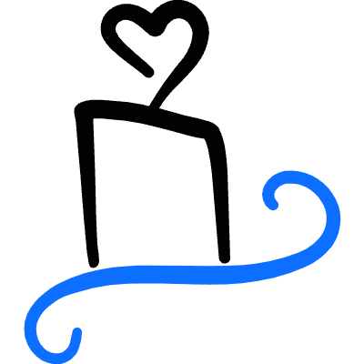 Love Heart Candle Icon from Freehand Duotone Set