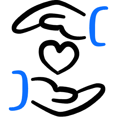 Love Heart Hands Hold 1 Icon from Freehand Duotone Set