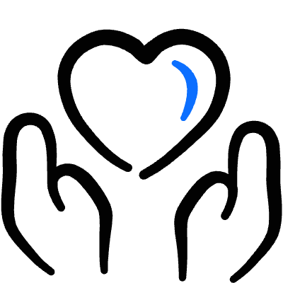 Love Heart Hands Hold 3 Icon from Freehand Duotone Set