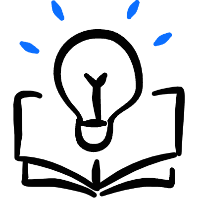 Read Book Light Idea Icon from Freehand Duotone Set