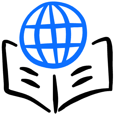 Read Book World 1 Icon from Freehand Duotone Set