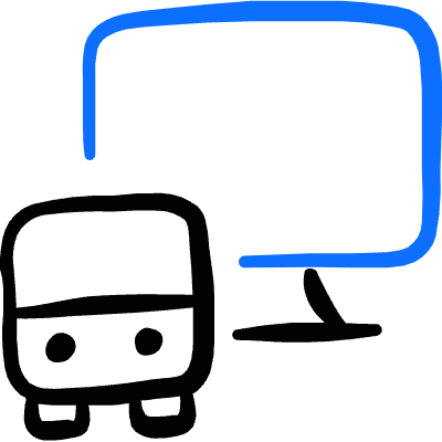 Simulation Learning Monitor Truck Bus Icon from Freehand Duotone Set