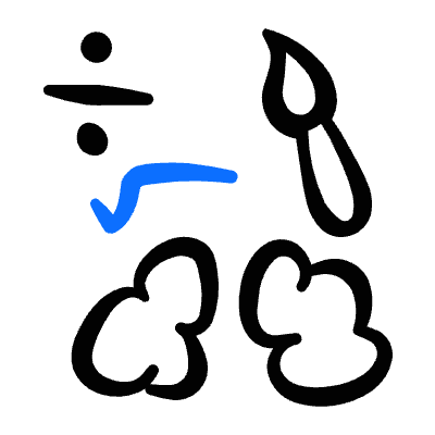 Learning Creativity Icon from Freehand Duotone Set