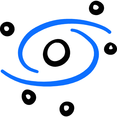 Astronomy Galaxy 1 Icon from Freehand Duotone Set