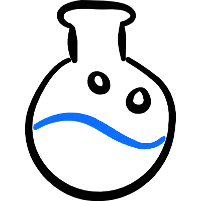 Lab Bottle Experiment Icon from Freehand Duotone Set