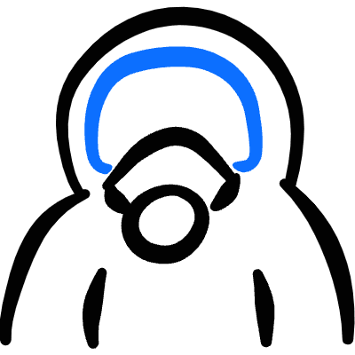 Lab Protective Gear Icon from Freehand Duotone Set