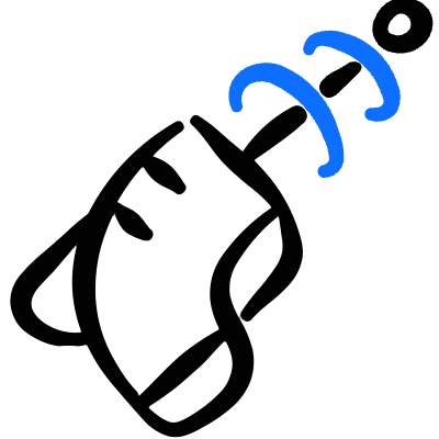 Science Fiction Weapon Gun Icon from Freehand Duotone Set