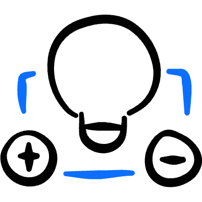 Science Electricity Icon from Freehand Duotone Set