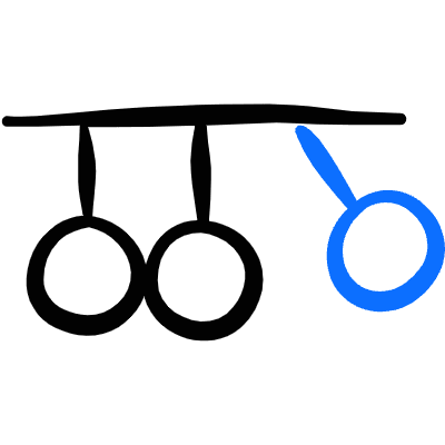 Science Momentum Icon from Freehand Duotone Set