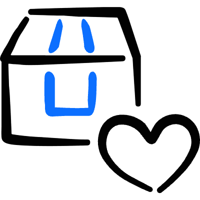 Shipment Management Favorite Heart Icon from Freehand Duotone Set