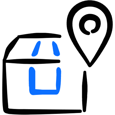 Shipment Management Package Tracking Location Icon from Freehand Duotone Set