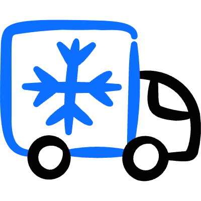 Temperature Control Shipping 1 Icon from Freehand Duotone Set