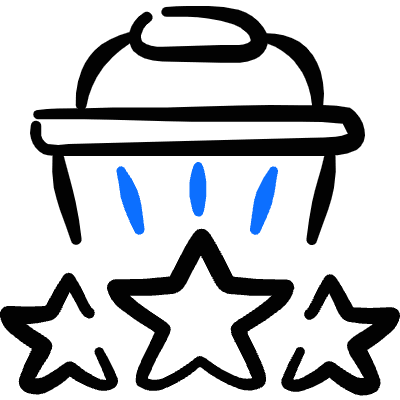 Shopping Basket Rating Icon from Freehand Duotone Set