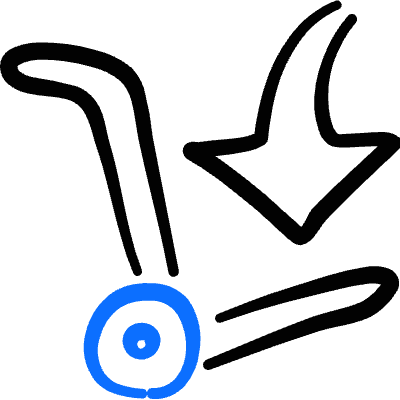 Shopping Cart Download Add Icon from Freehand Duotone Set