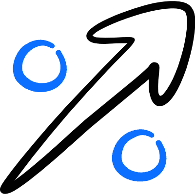 Discount Percent Increase Arrow Icon from Freehand Duotone Set