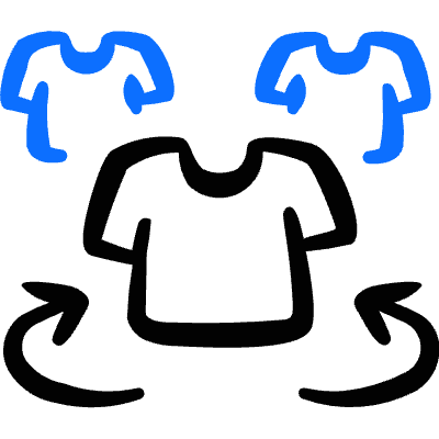 E Commerce Apparel Browse 2 Icon from Freehand Duotone Set