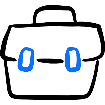Products Briefcase Icon from Freehand Duotone Set