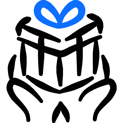 Products Gifts Give Icon from Freehand Duotone Set
