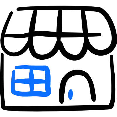 Shop Icon from Freehand Duotone Set