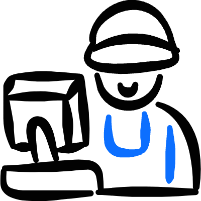 Shop Cashier Icon from Freehand Duotone Set