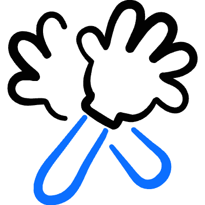 Clap Stick Icon from Freehand Duotone Set