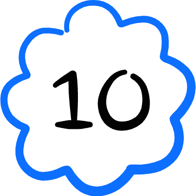 Gaming 10 Bubble Icon from Freehand Duotone Set