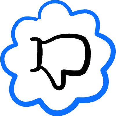 Dislike Bubble Icon from Freehand Duotone Set