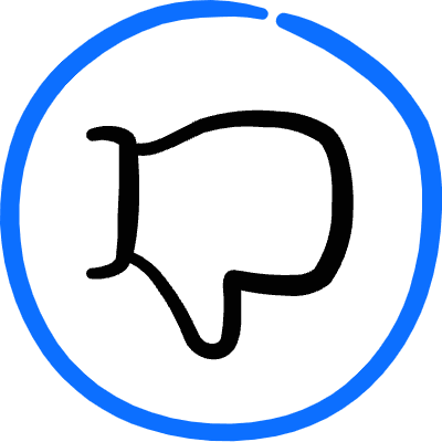 Dislike Circle Icon from Freehand Duotone Set