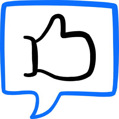 Like Chat Icon from Freehand Duotone Set