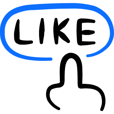 Like Click Icon from Freehand Duotone Set