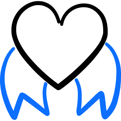 Love It Badage Icon from Freehand Duotone Set