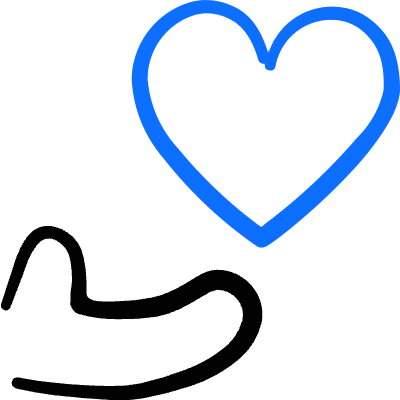 Love It Hand Give Icon from Freehand Duotone Set