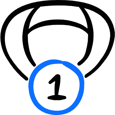 Ranking Winner Medal 1 Icon from Freehand Duotone Set