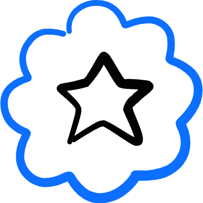Rating Star Bubble Icon from Freehand Duotone Set