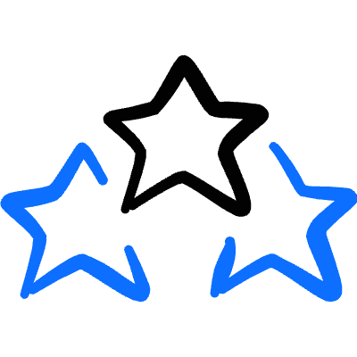 Rating Star Three 1 Icon from Freehand Duotone Set