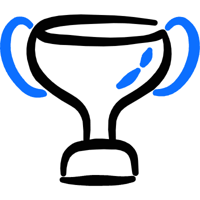 Award Trophy Icon from Freehand Duotone Set