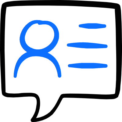 Social Profile Square Icon from Freehand Duotone Set