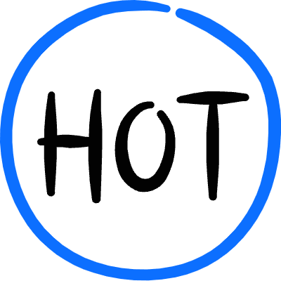 Trends Hot Circle Icon from Freehand Duotone Set