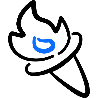 Trends Torch 1 Icon from Freehand Duotone Set