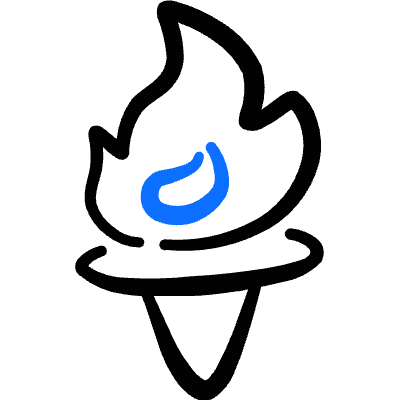 Trends Torch Icon from Freehand Duotone Set