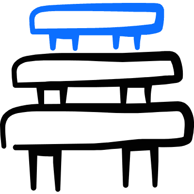 Athletics Jumping Icon from Freehand Duotone Set