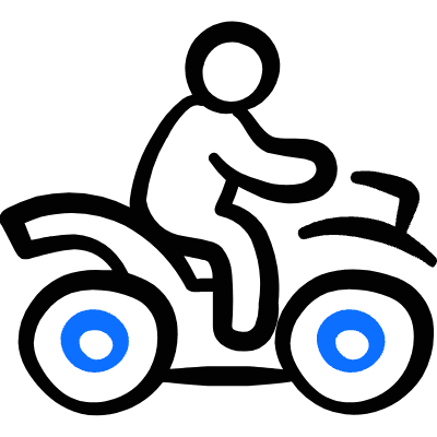 Biking Helmet Person Icon from Freehand Duotone Set