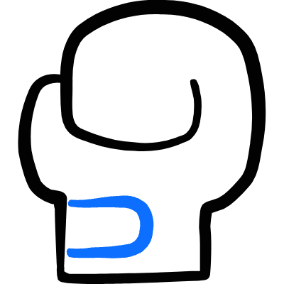 Boxing Glove Icon from Freehand Duotone Set