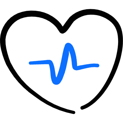 Fitness Heart Rate Icon from Freehand Duotone Set