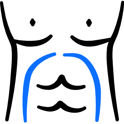 Fitness Six Pack Icon from Freehand Duotone Set