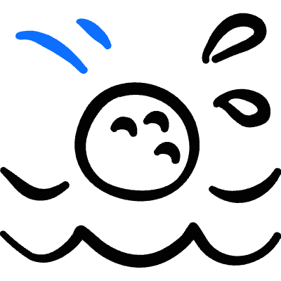 Golf Out Of Bounds Icon from Freehand Duotone Set