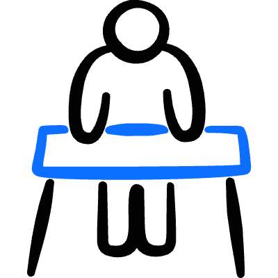 Gymnastics Balance Beam Icon from Freehand Duotone Set