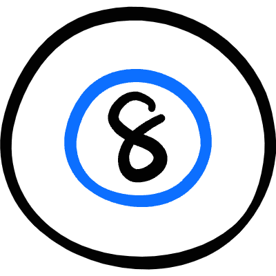 Pool Black Ball Icon from Freehand Duotone Set