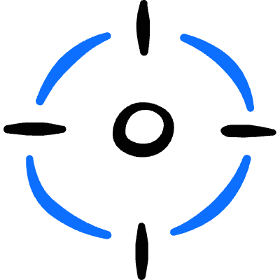 Shooting Aim Icon from Freehand Duotone Set