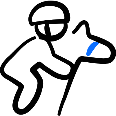 Sport Horse Riding Icon from Freehand Duotone Set
